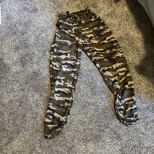 Ci Sono Camouflage Jogger Pants